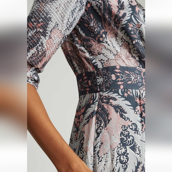 NWT REISS | Lacey Paisley Dress - Picture 2 of 8